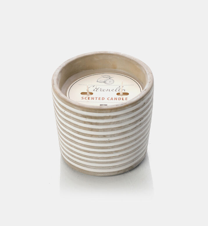 Citronella Candle-in-cement Pot Design 2