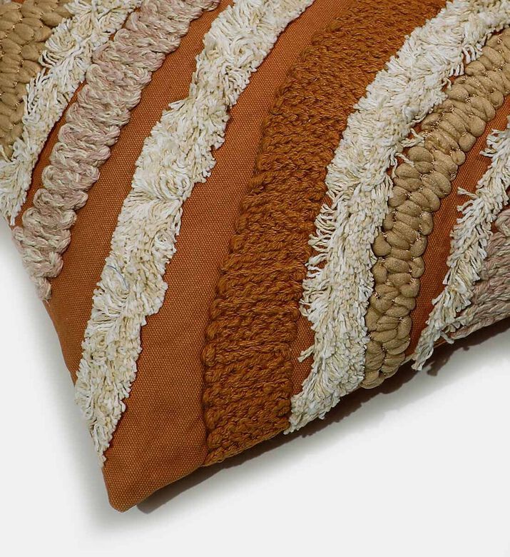 Home Deco and More Macy Cotton Square Cushion, Packshot View