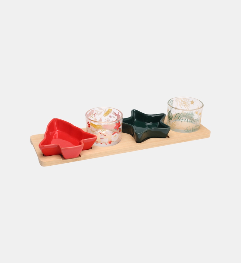 Christmas Multiple Shapes 6-piece Serving Tray