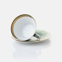 Emerald Saucer Tea Cup Set