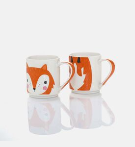 Porcelain Animal Mugs 2-piece Set