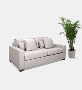 Home Deco and More Samsee Fabric Pull-out Bed Sofa, Beige, Packshot View