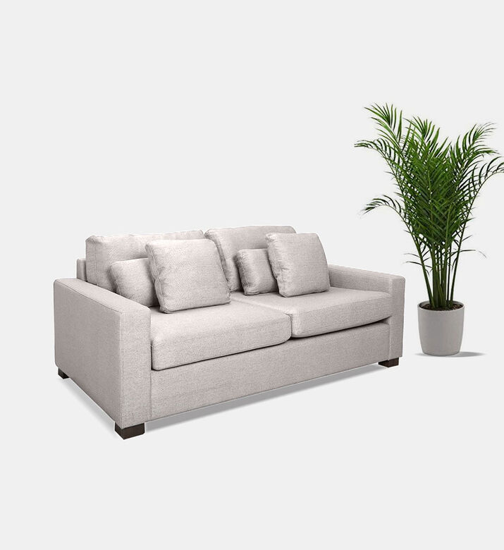 Home Deco and More Samsee Fabric Pull-out Bed Sofa, Beige, Packshot View