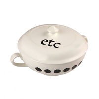 Multicolor Porcelain Soup Tureen