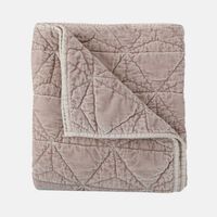 Quilted Velvet Throw