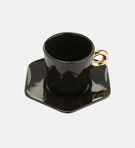 Porcelain Geometric Espresso Cup