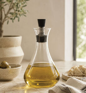 Home Deco and More Borosilicate Glass Oil Bottle- 500 Ml, Packshot View