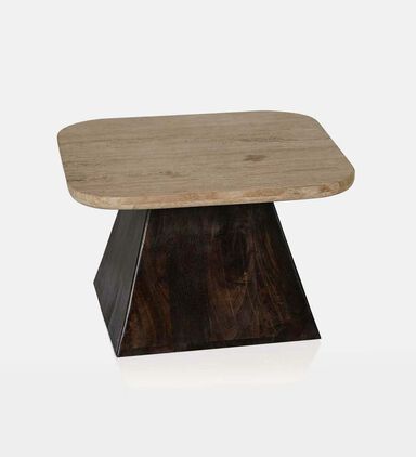 Travis Mango Wood Side Table