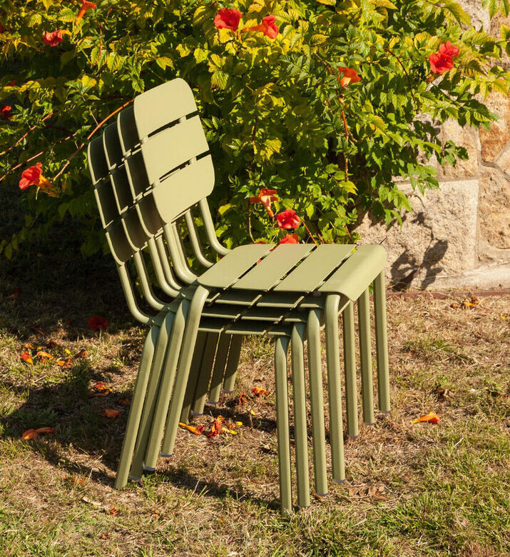 Alicante Aluminum Stackable Chair