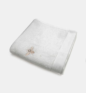 Home Deco and More Bee Cotton Terry Towel, White, 100x150-cm, Packshot View