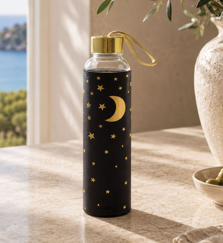 Moonlight Glass Gold Bottle