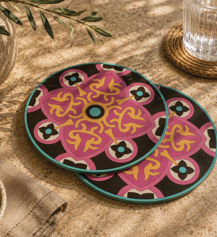 Round Sejjadeh Plate Mats