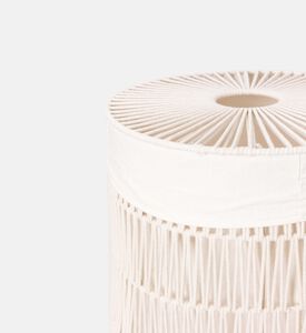 Cotton Rope Lining Laundry Basket