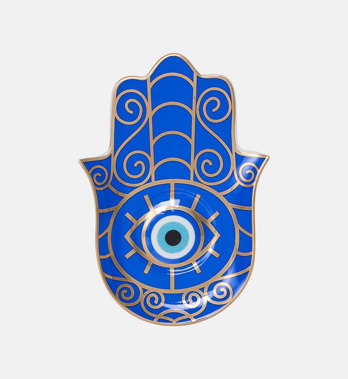 Home Deco and More Eye Cup Hamsa Tray 2-piece Set, Packshot View