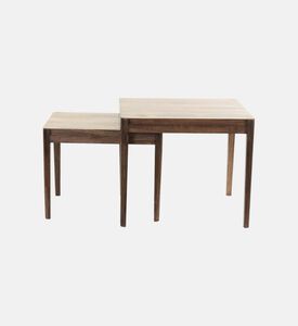 Stijn Wood Side Tables 2-piece Set