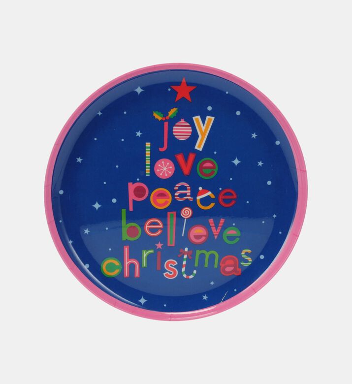 Home Deco and More Plate Mela Candy, Red, 25-cm, Packshot View