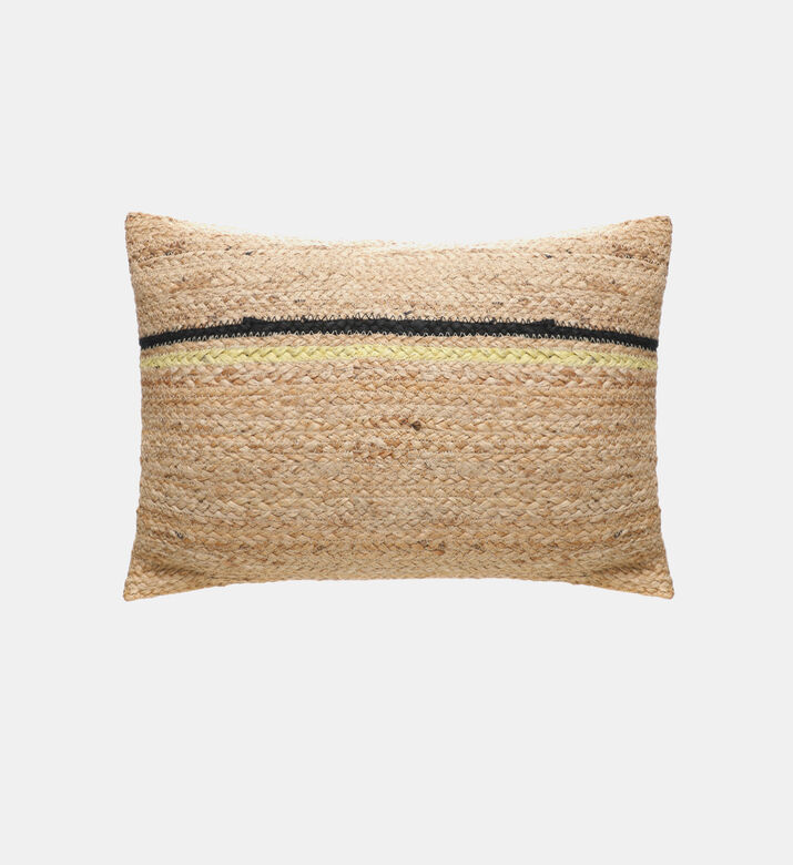 Vlad Jute Fabric Square Filled And Vaccumed Cushion