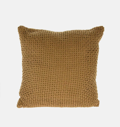 Knited Square Textured Filled And Vaccumed Cushion