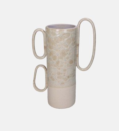 Fine Earthenware 3-handle Vase