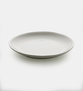 Gradient Ribbed-edge Dinner Plate