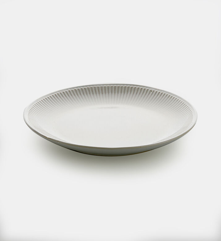 Gradient Ribbed-edge Dinner Plate