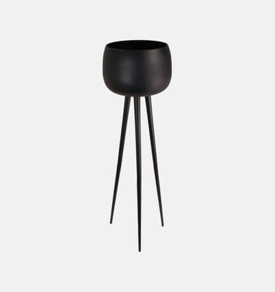 Aluminum Footed Round Planter