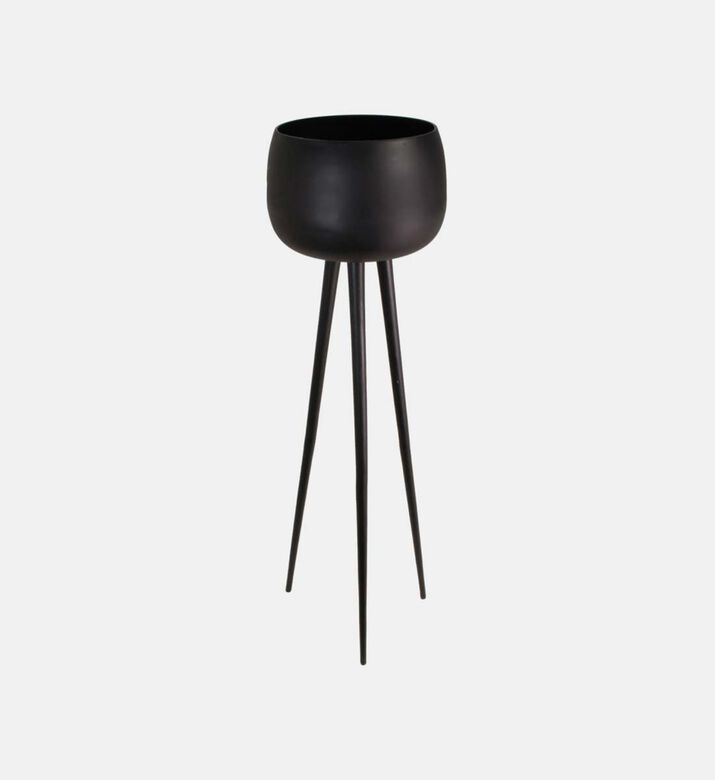 Aluminum Footed Round Planter