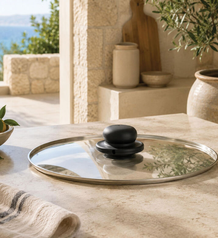 Stainless Steel Handled Pot Lid