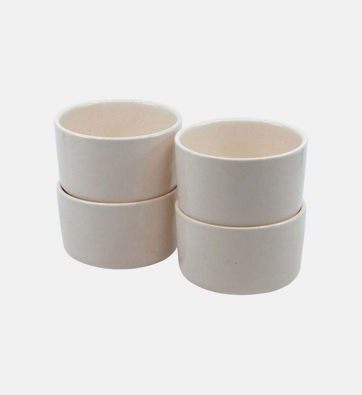 Salt and Pepper Scandi Stoneware Ramekin Set 10x6 Cm, Packshot View