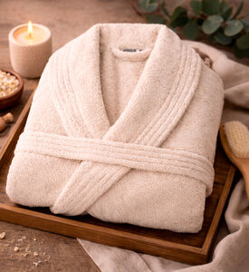 Home Deco and More Single Polycotton Queens Burgs Reverse Duvet Cover 4-piece Set, Cream, M, Packshot View