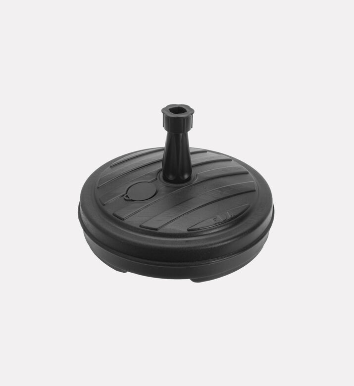 Home Deco and More Rounded Profile Parasol Base, Black, Packshot View