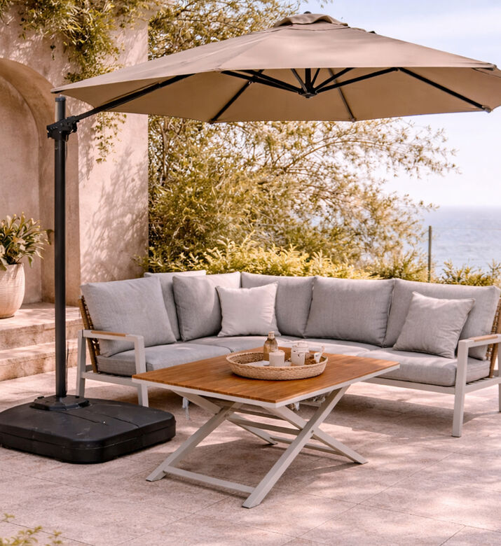 Home Deco and More Lugano Corner 4-piece Set, Packshot View