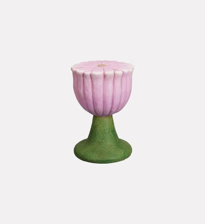 Home Deco and More Purple Flower Side Table, Packshot View