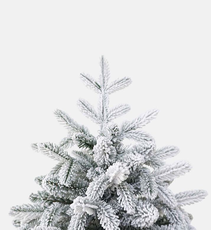 Home Deco and More Snowy Mixed Flocked Tree, White, 240-cm, Packshot View