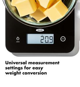 Oxo Good Grips Everyday Glass Food Scale, Packshot View