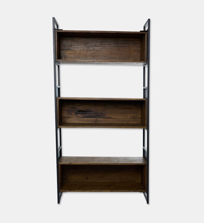 Home Deco and More Judy Pine Wood Half Shelf, Packshot View