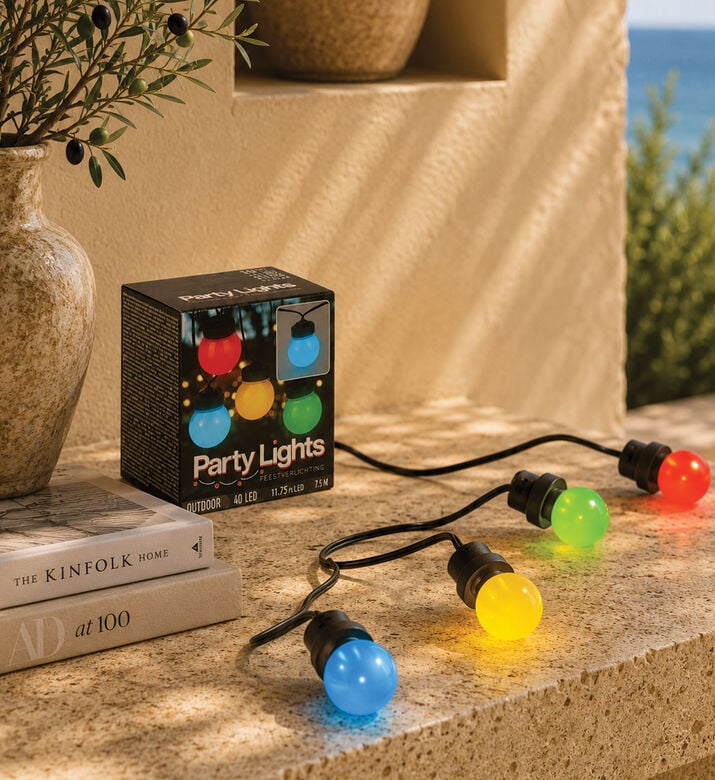 Home Deco and More Multicolor 10-led Bulb Chain, Packshot View