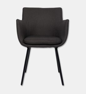 Home Deco and More Camron Fabric Dining Arm Chair, Green, Packshot View