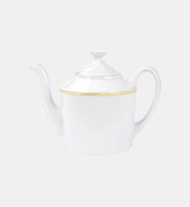 Home Deco and More Porcelain Golden-details Tea Pot, Packshot View