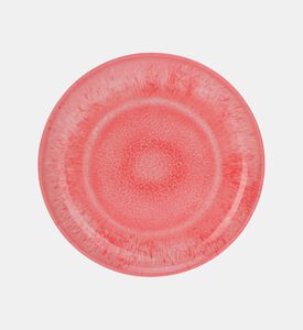 Melamine Two-tone Reactive Glaze Flat Plate