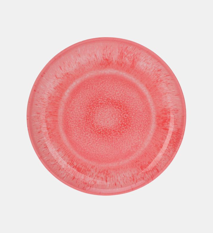 Melamine Two-tone Reactive Glaze Flat Plate