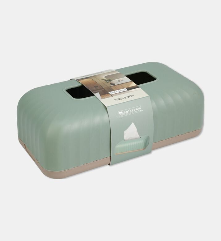Home Deco and More Tissue Box Pp Green, Packshot View