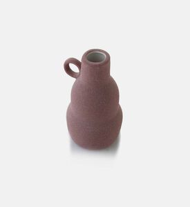 Ceramic Layered Round Handled Vase