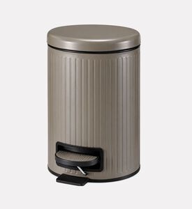 Home Deco and More Iron Foot Pedal Bin, Brown, Packshot View