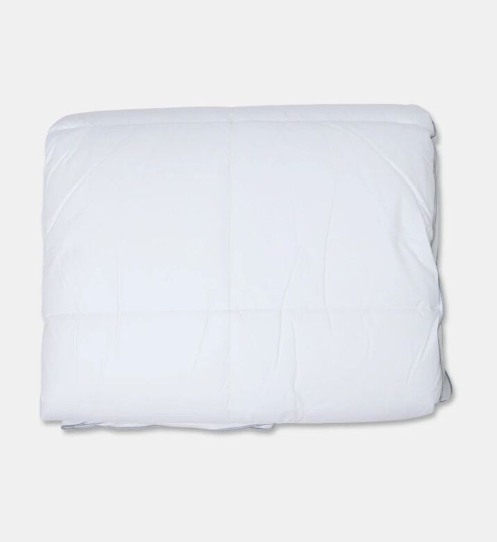 Home Deco and More Lotus Cotton Comforter Duvet, White, 140x200-cm, Packshot View