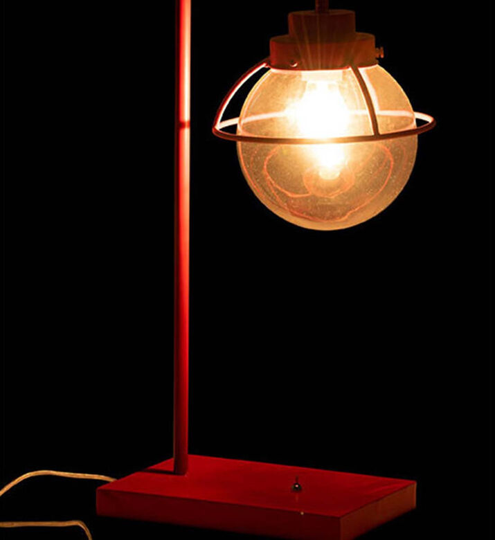 Metal Hanging Ball Table Lamp
