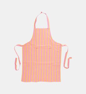 Home Deco and More Cotton Woven Pocket Apron, Pink, Packshot View
