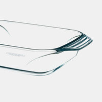 Irresistible Glass Rectangular Roaster 28x17 Cm