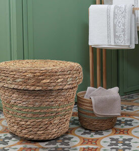 Rattan Wood Storage Basket