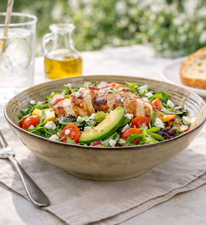 Home Deco and More Ceramic Rimmed Bowl, Packshot View